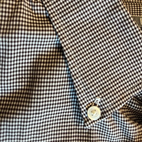 Uniqlo Brown and White Check Shirt - Picture 2 of 5